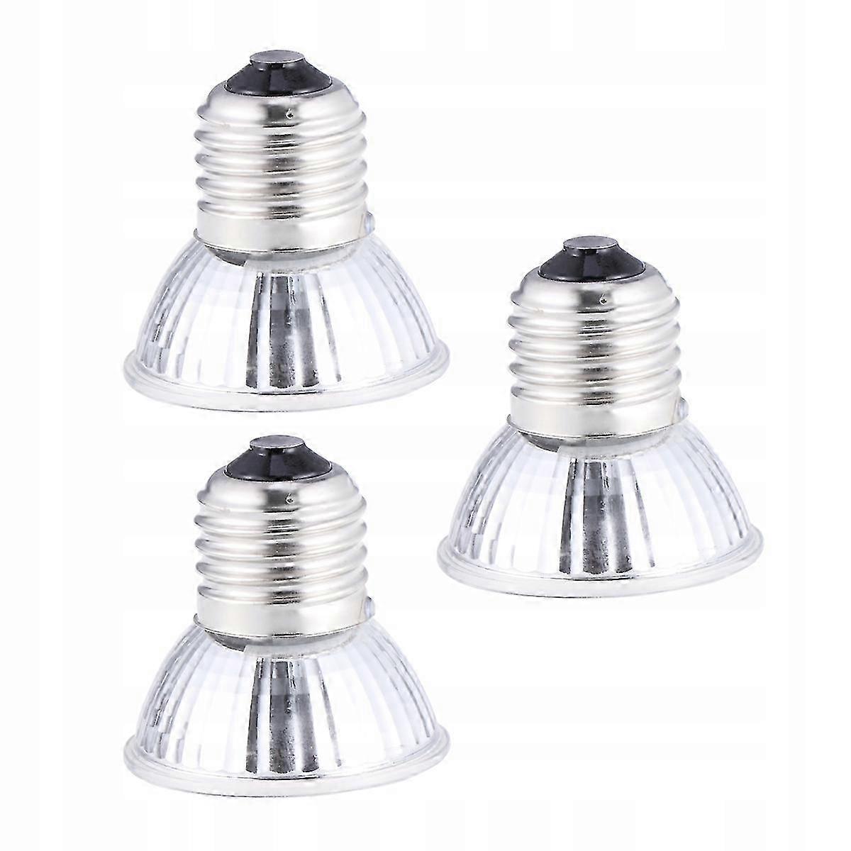3pcs 75w Uvb Uva3.0 Reptile Lamp Bulb Turtle
