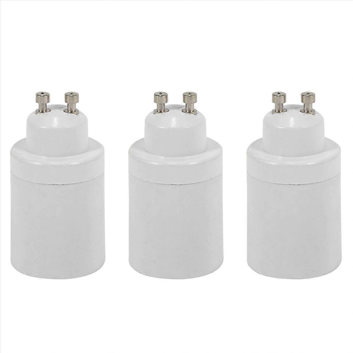 3X GU10 to E26/E27 Adapter GU10 Bayonet Base to E26/E27 Screw Bulb Socket Adapter Converter