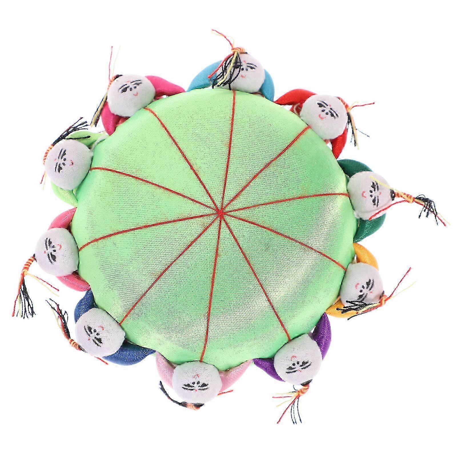 1pc Cloth Doll Shaped Needle Pin Box Container Needle Container for Moms(Random Color)