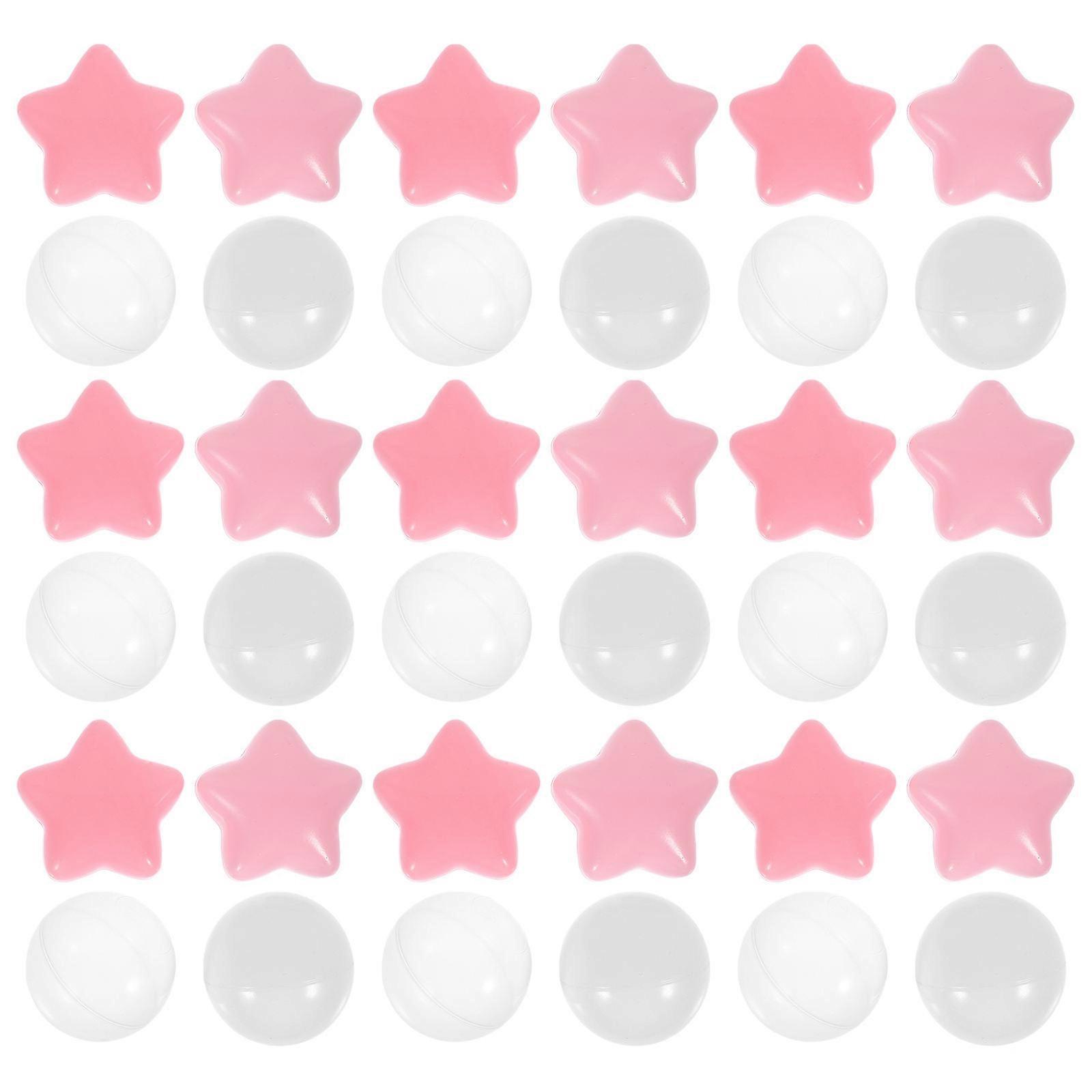 Ocean Balls Five Pointed Star for Playing 100Pcs Assorted Plastic Pool Balls