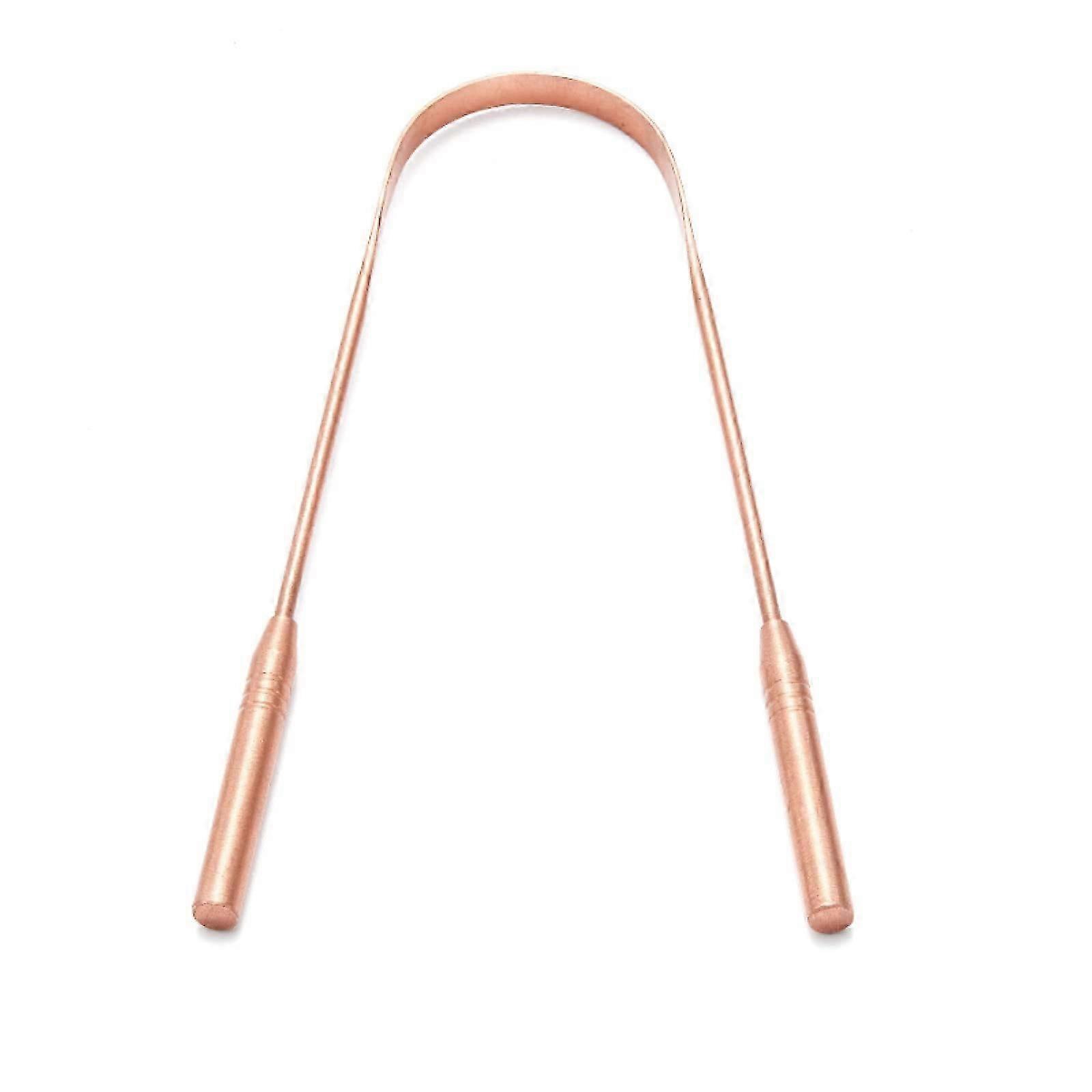 100 % Pure Copper Language Scraper Plastic Handle - Pure Language Cleaning Tool