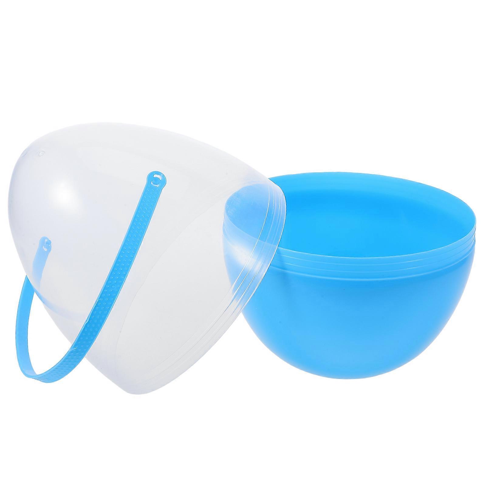 Openable Easter Egg Plastic Container for Party Favor with Handle