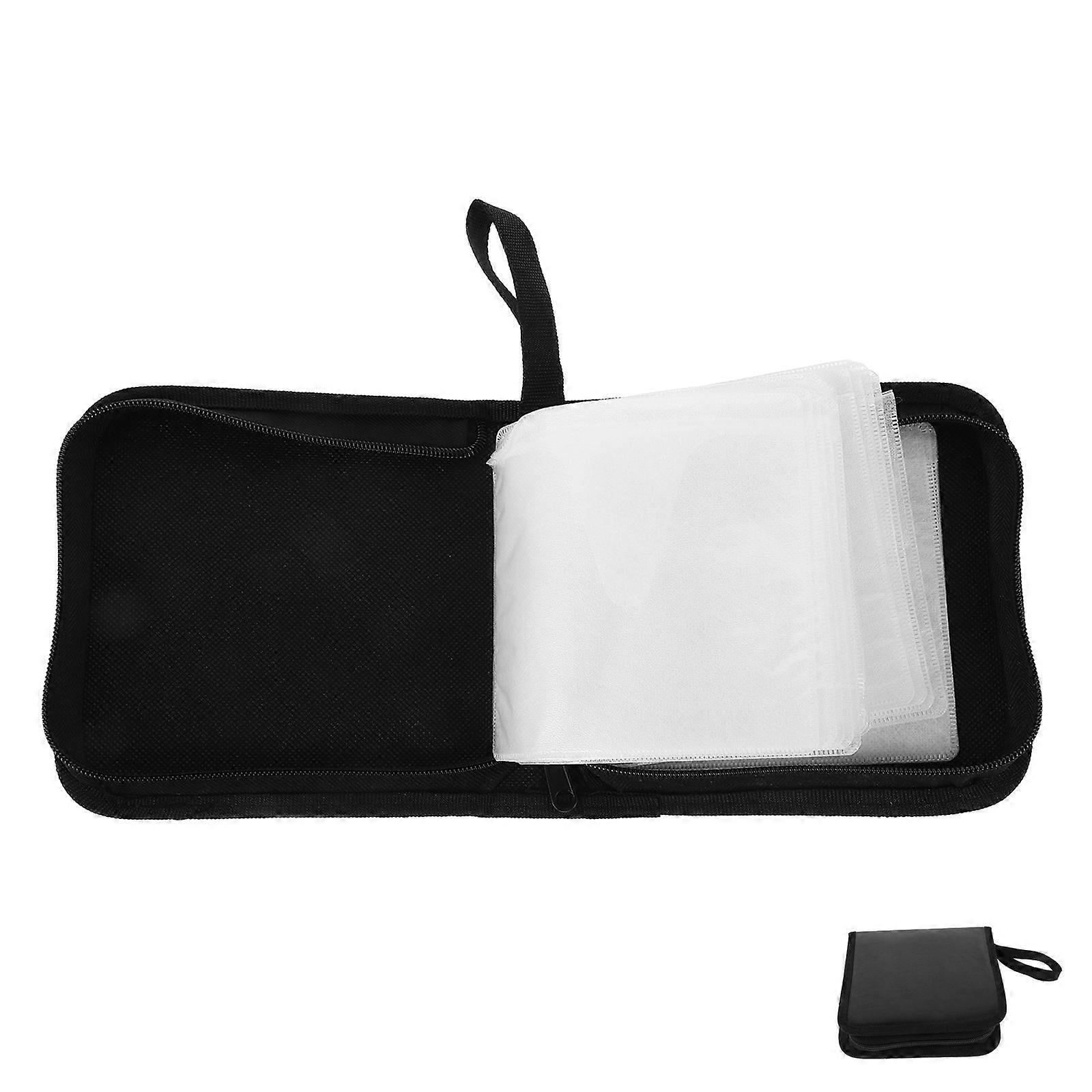 Dvd Pouch PU Disc Storage Bag for Scratch Protection with 40 Capacity