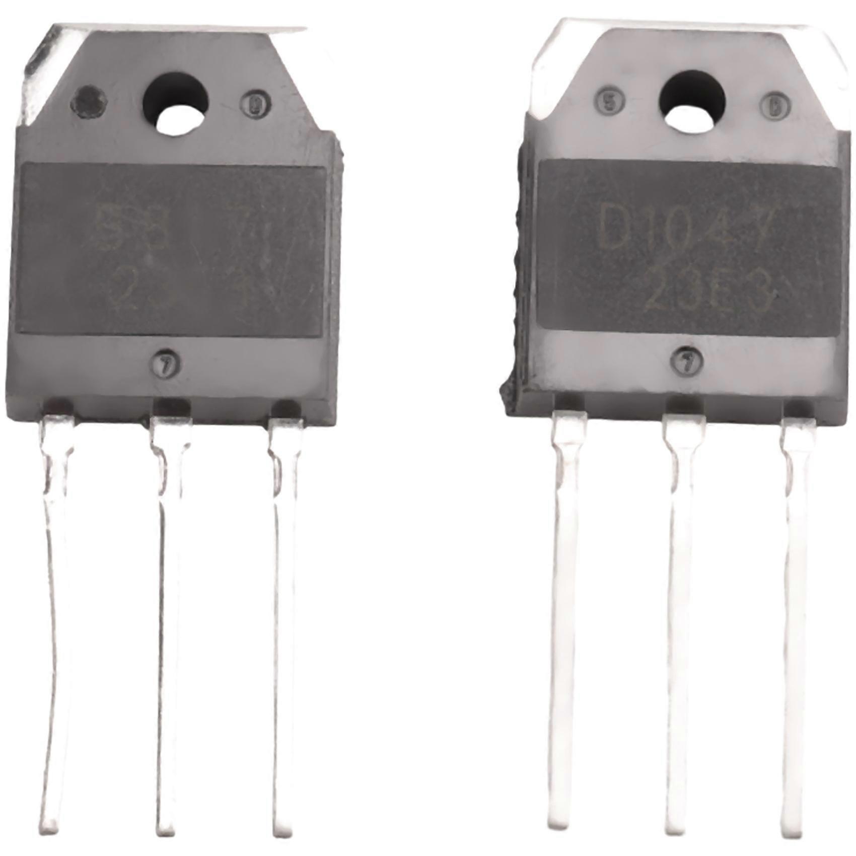 2 silicon transistor - D 1047 + B 817, 200 V, 12 A