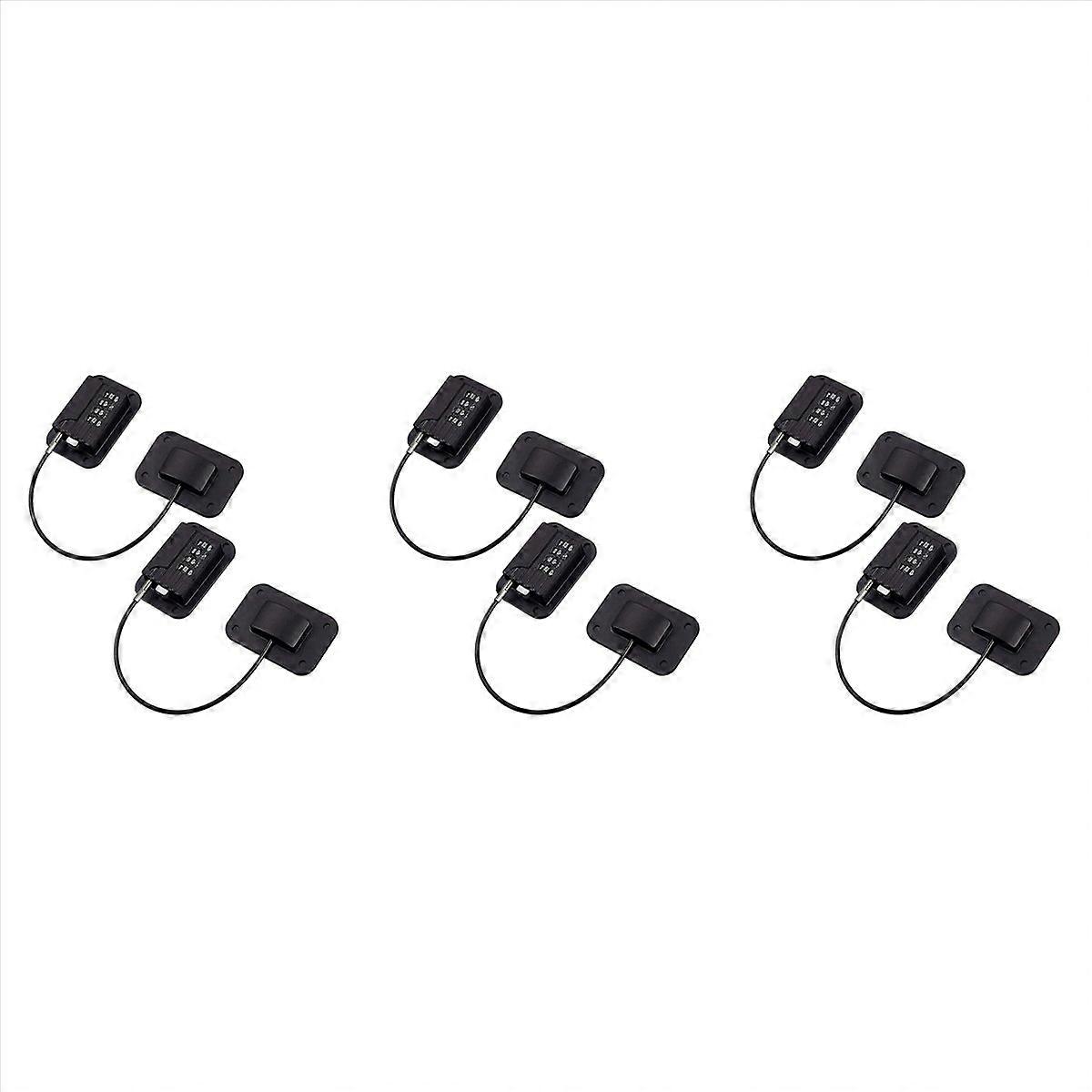 2 Pack Refrigerator Lock Combination Coded,Fridge Lock for Kids Safe