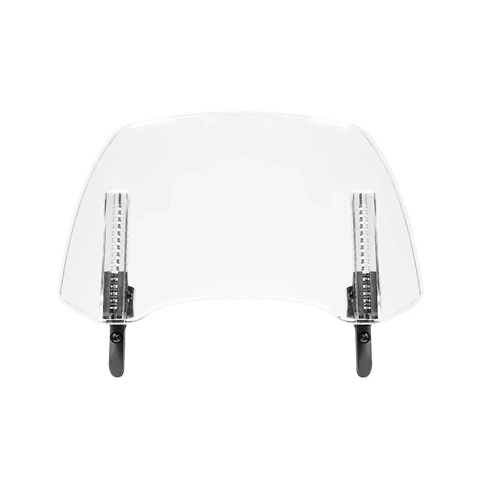 Motorcycle Windshield Extension Adjustable Deflector for Harley Touring Electra Glide Road King Clear