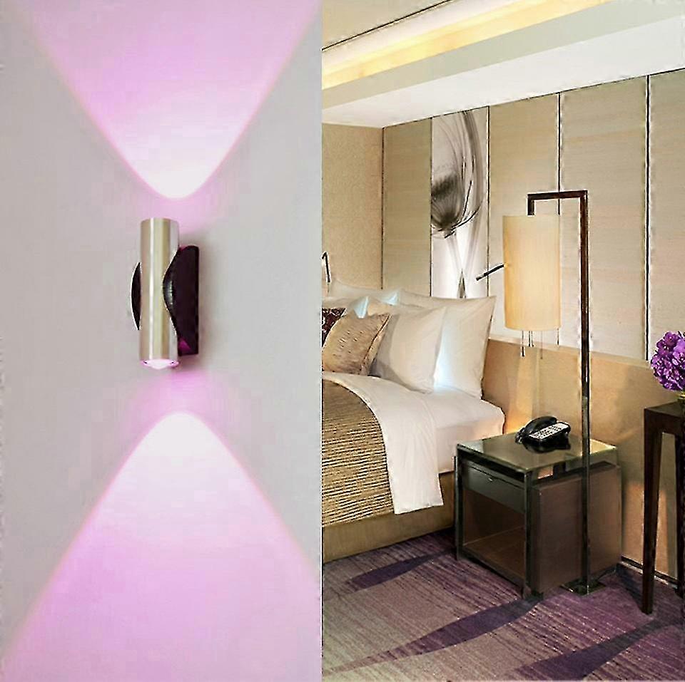 Oświetlenie ścienne góra-dół do salonu, dekoracyjne tło telewizora