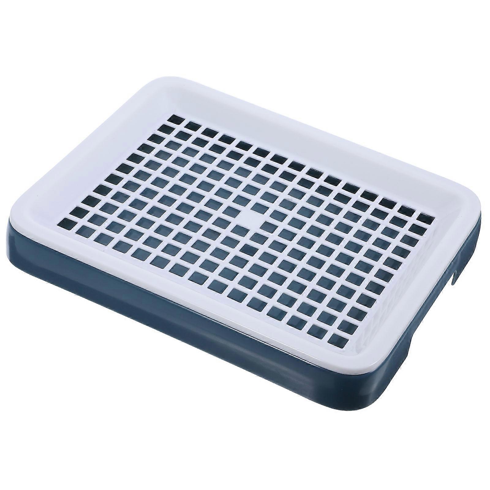 Rabbit Litter Box Plastic for Small Animals Rectangular 2Pcs Tray