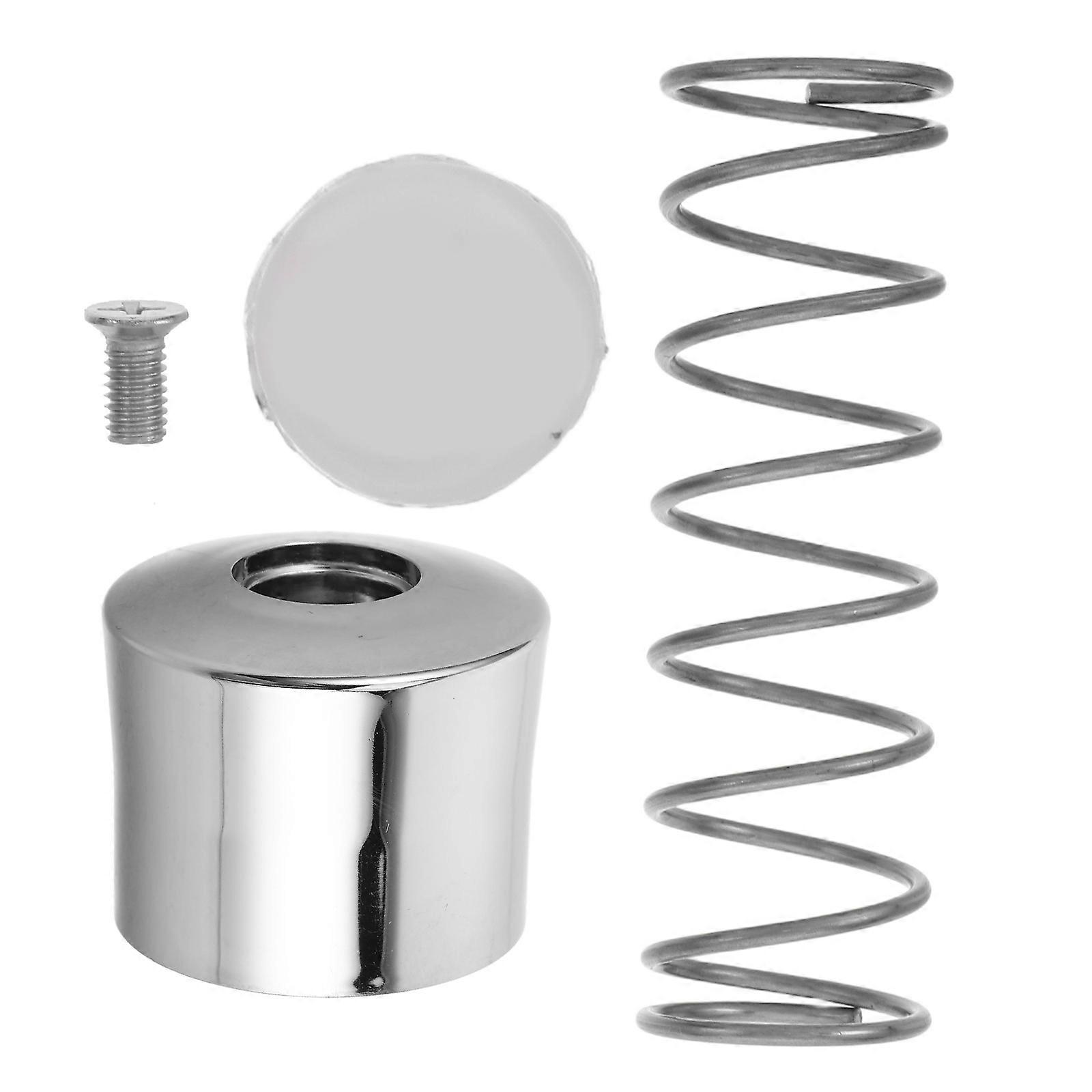 Silver Camper Toilet Flush Valve Delayed Shutoff 1Set for Rv Toilet Kit