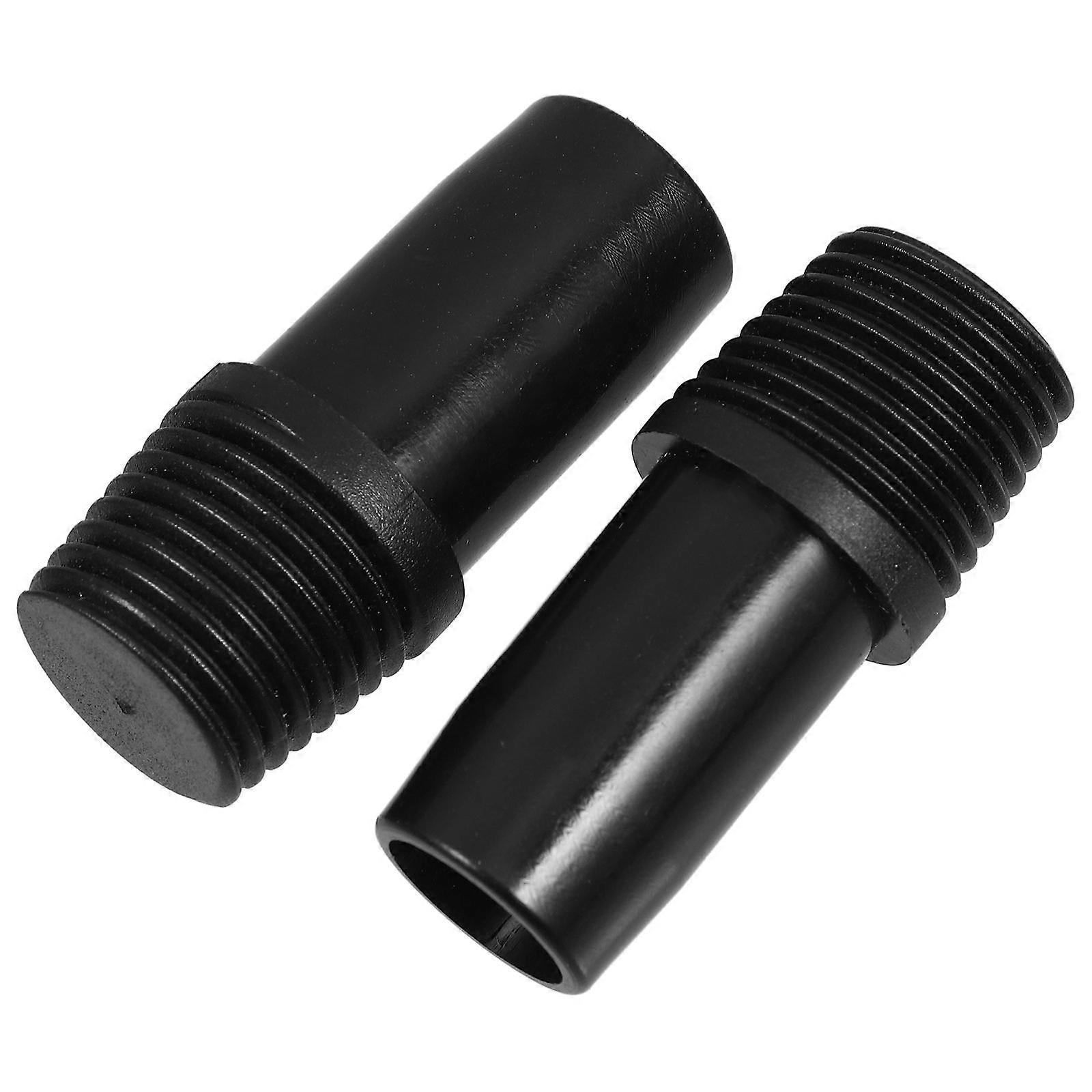 Extension Pole Replacement Tips Broom Handle Connector Sturdy Plastic 2Pcs