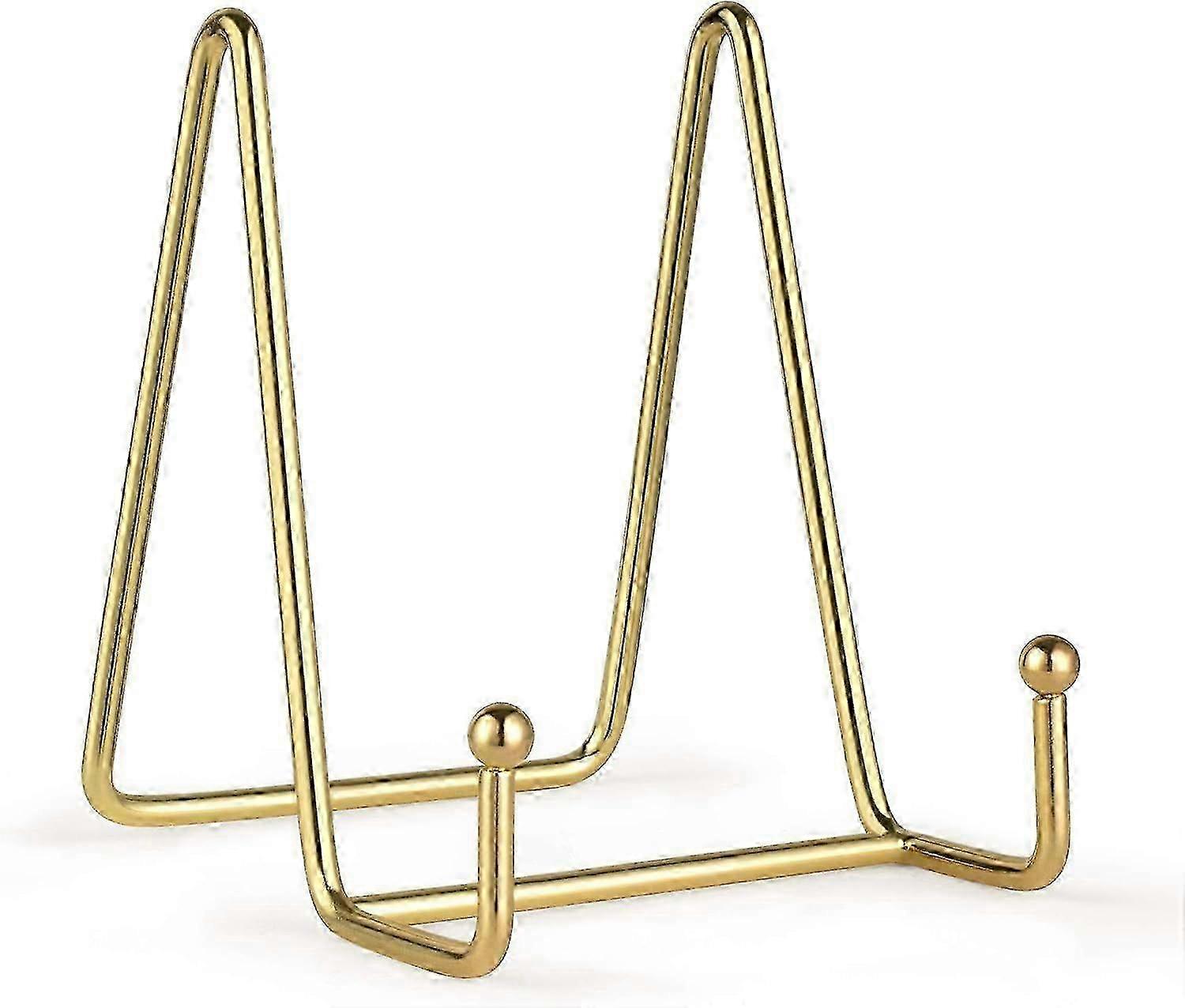 4 inch plate holders for display, upgraded gold display stand iron easel photo frame holder metal p