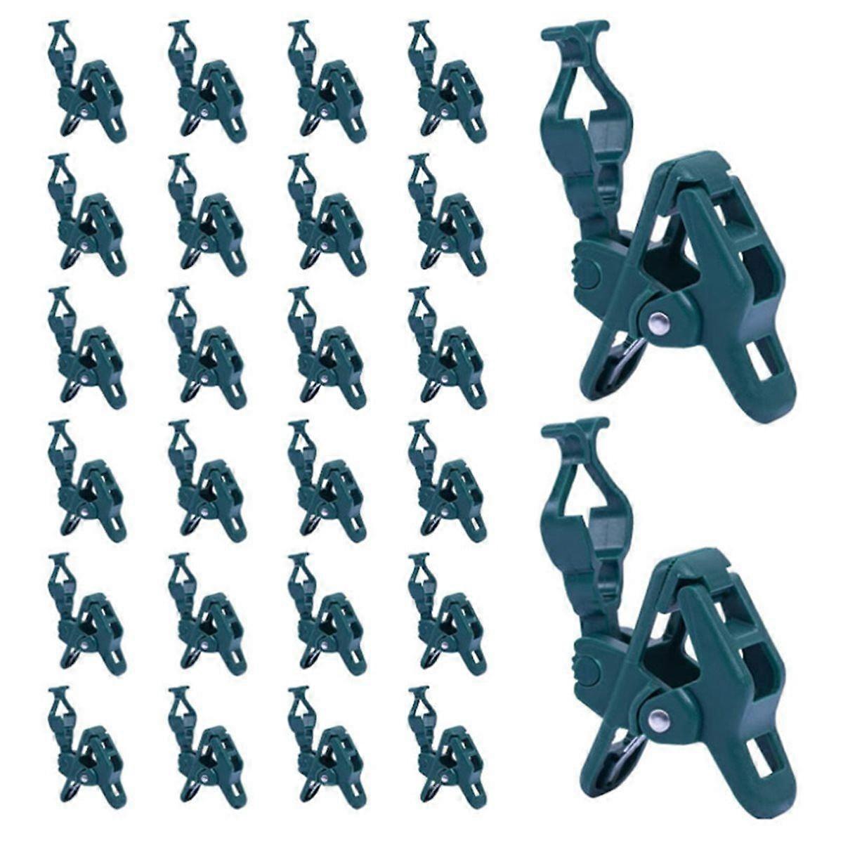 Outdoor Christmas Light Clips, 50 Pack Adjustable Quick Mount for E12,E17 Lights,Shingle and Gutter