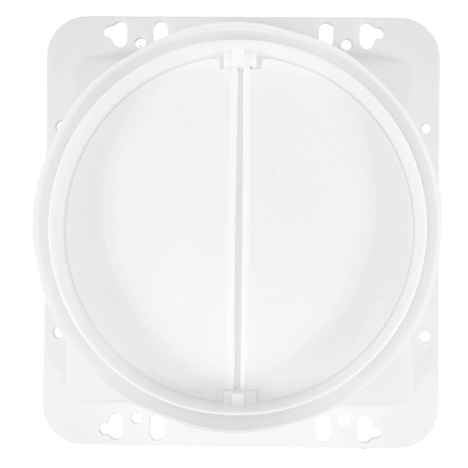 Kitchen Backflow Valve Range Hood Airflow Control Ventilation White 20.80X19.00X5.80CM 1Set