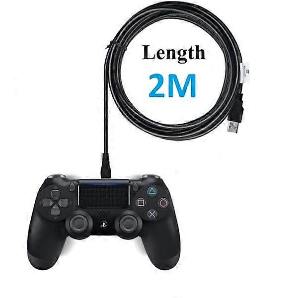 2M PS4 / Playstation 4 Charging Cable For Controller Black