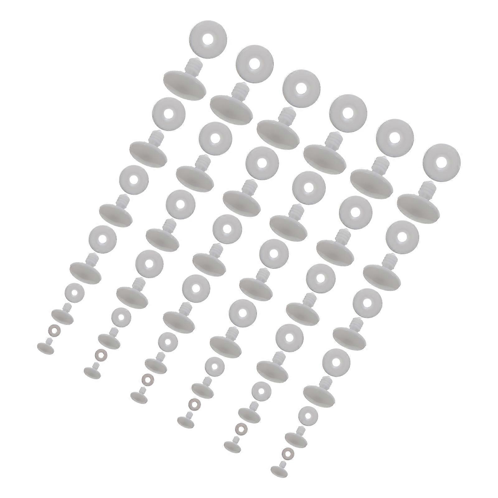 DIY Doll Parts 36Pcs Plastic Connectors for Craft Use