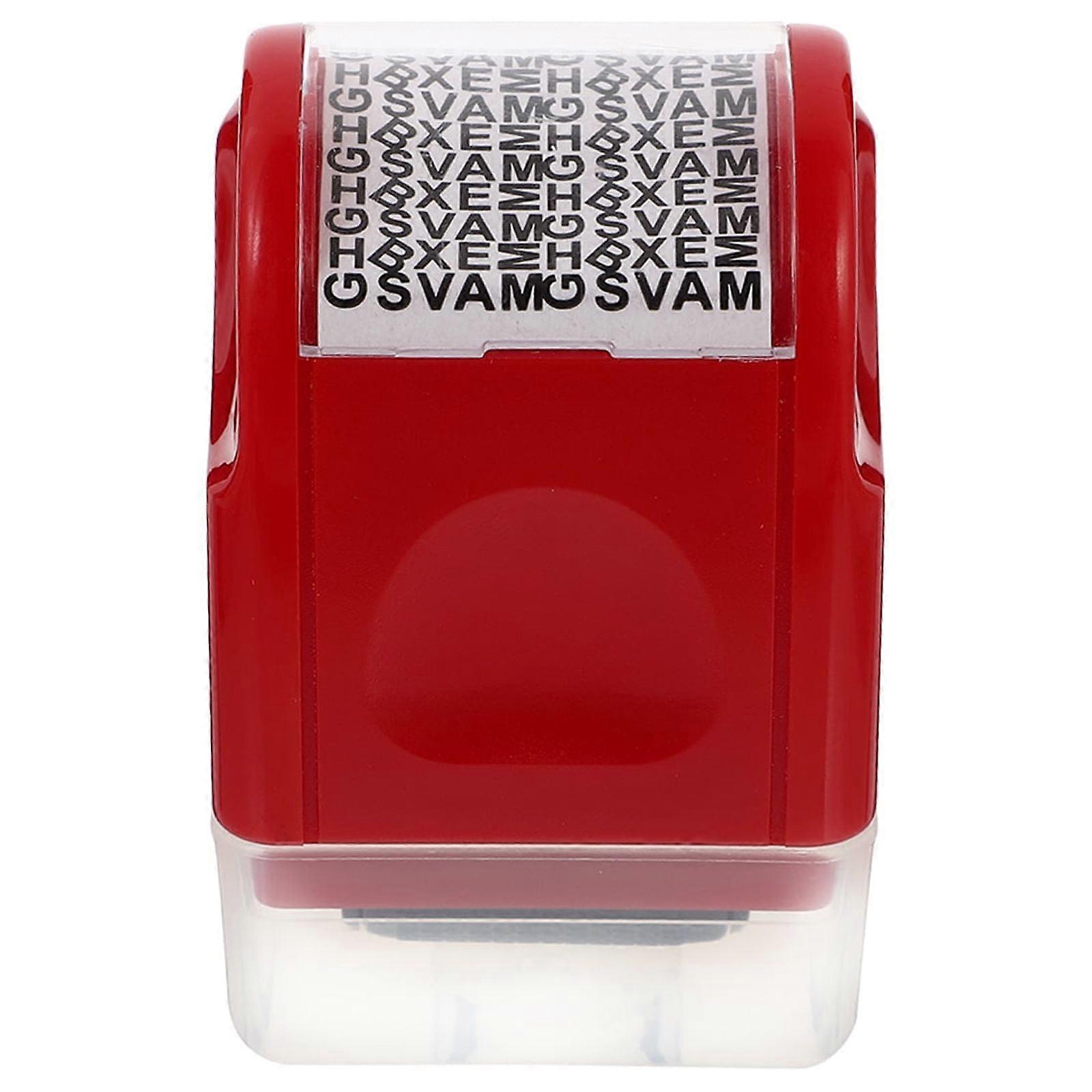 1pc Security Seal Roller Personal Information Anti-disclosure Privacy Stamp