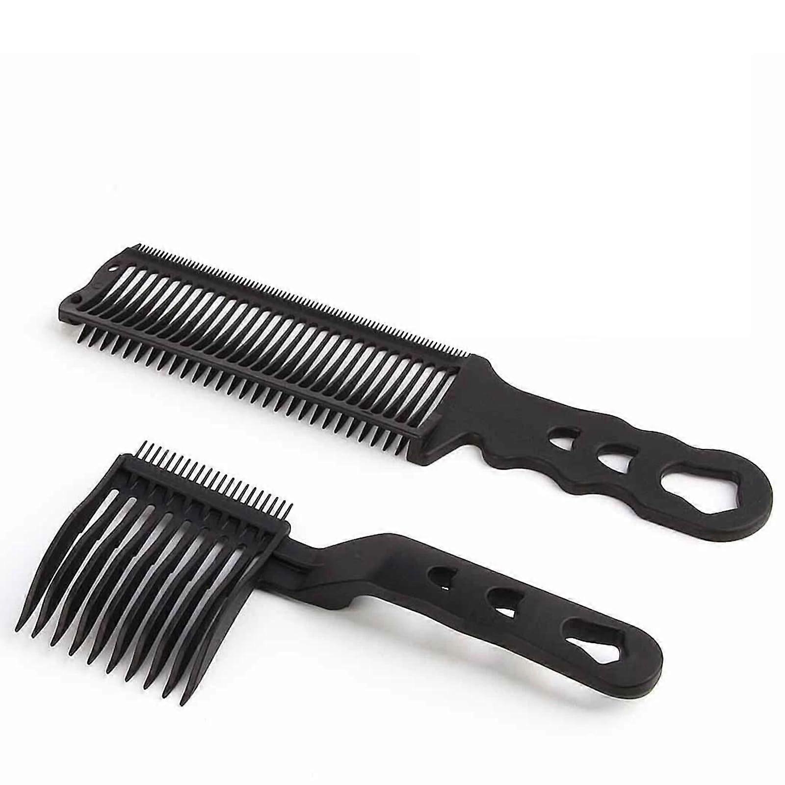 Barber Fade Comb Set, Professional AntiStatic Hair Cutting Comb with Ergonomic Grip for Salon and Home