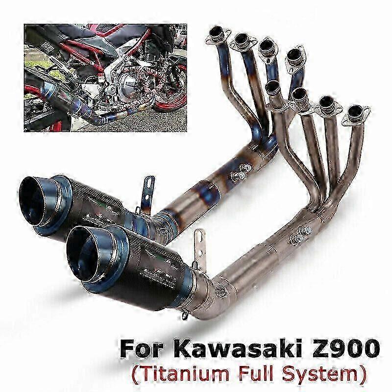 Full System Exhaust Muffler Pipe Front Header Pipe Practical For Kawasaki Z 900