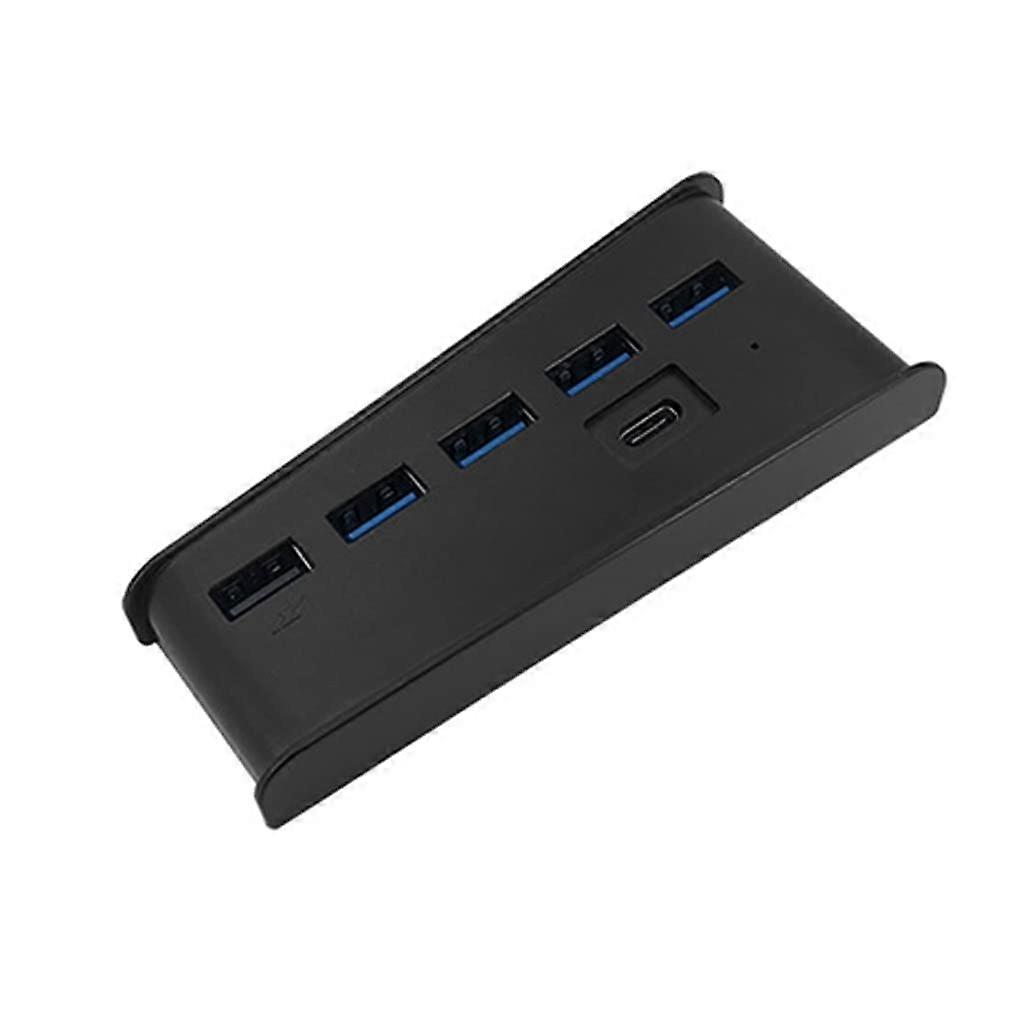 USB Hub 5Port Fast Charging MultiDevice Adapter with Stable Fit and PlugandPlay Setup for PS5