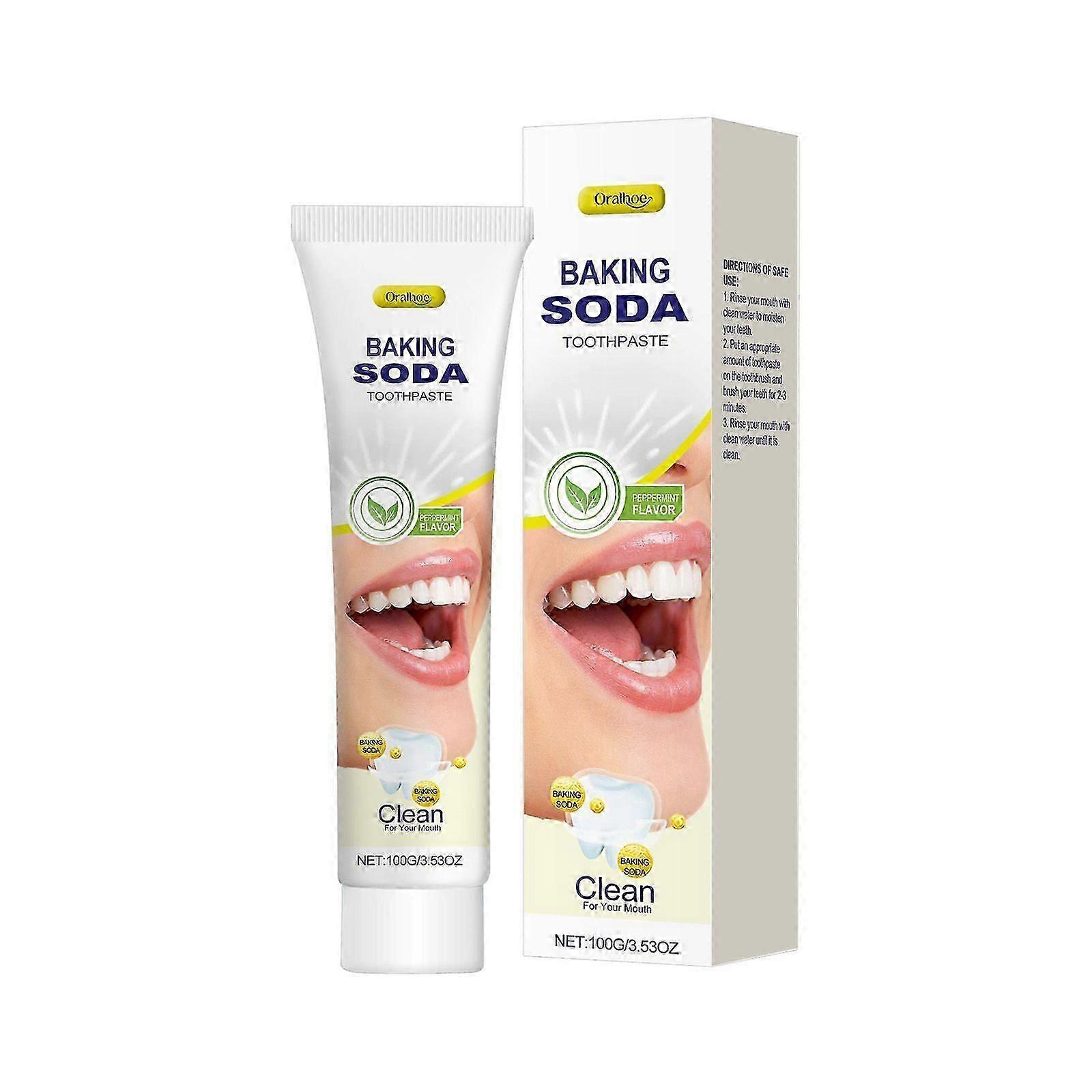 Oralhoe Refreshing Toothpaste, Refreshing Mint, Gentle Cleanses Teeth and Stains, Daily Care Toothpaste