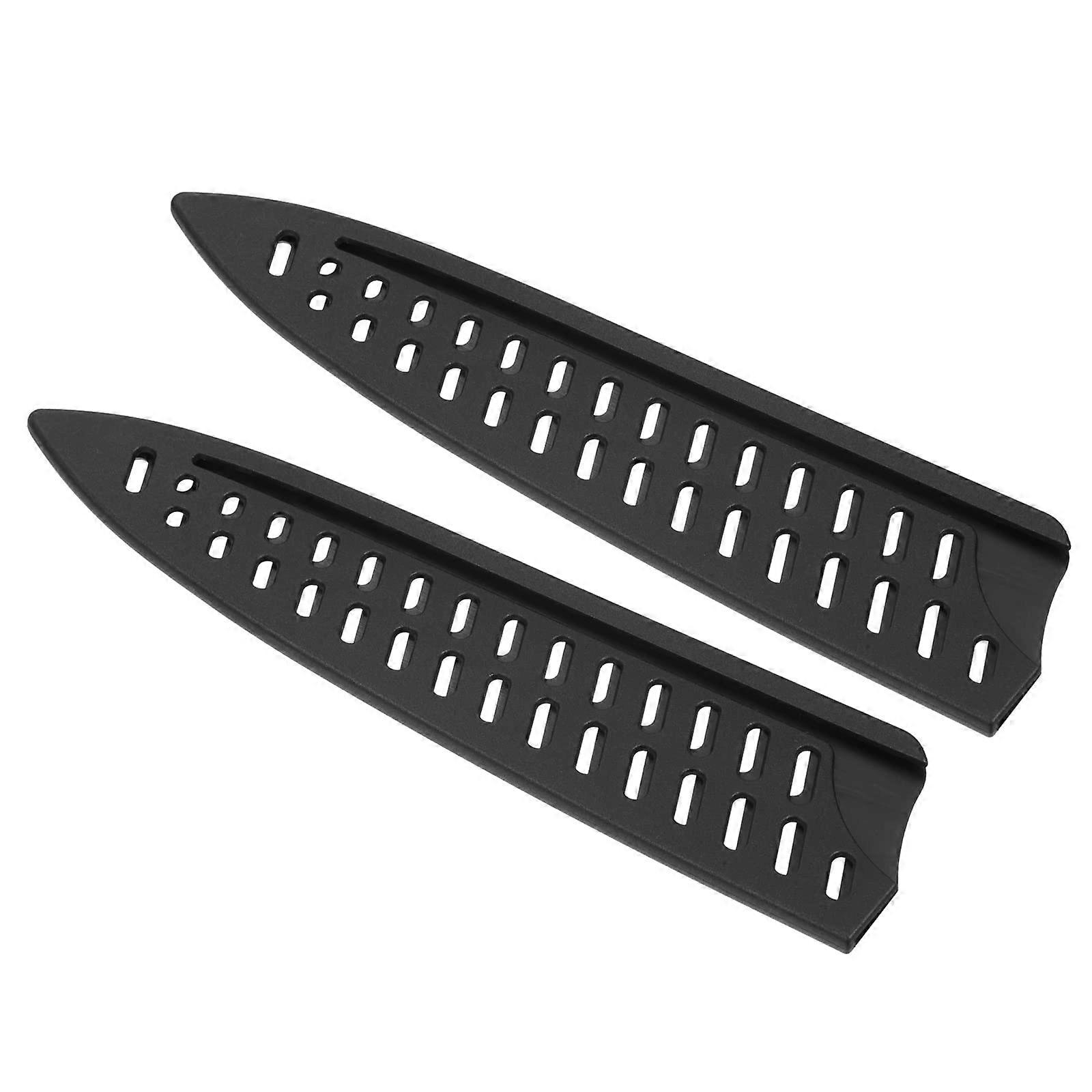 Chef Knife Edge Guard Set 8 Inch, 2 Pack Knife Blade Protector Sleeves for Kitchen Safety