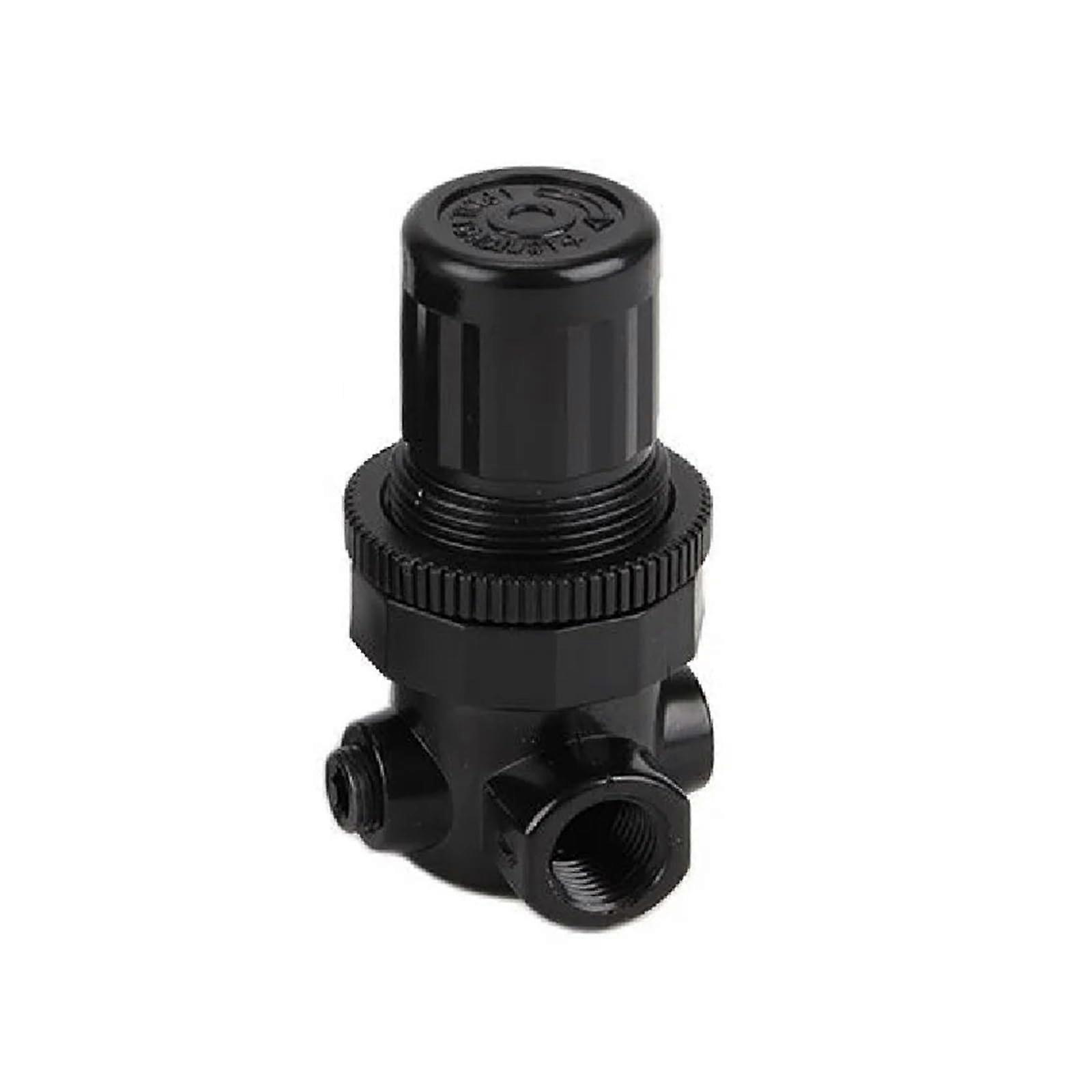 G1/4 Pneumatic Pressure Regulator with Gauge and Bracket, Durable Zinc Alloy for Precise Control