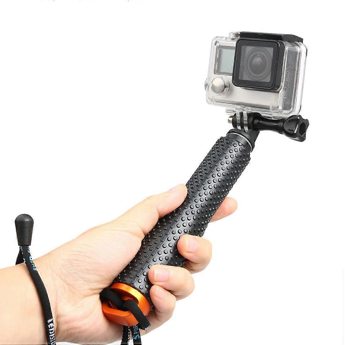 Handheld 49cm Extendable Pole Monopod with Screw for GoPro, Insta360, DJI and Other Action Cameras