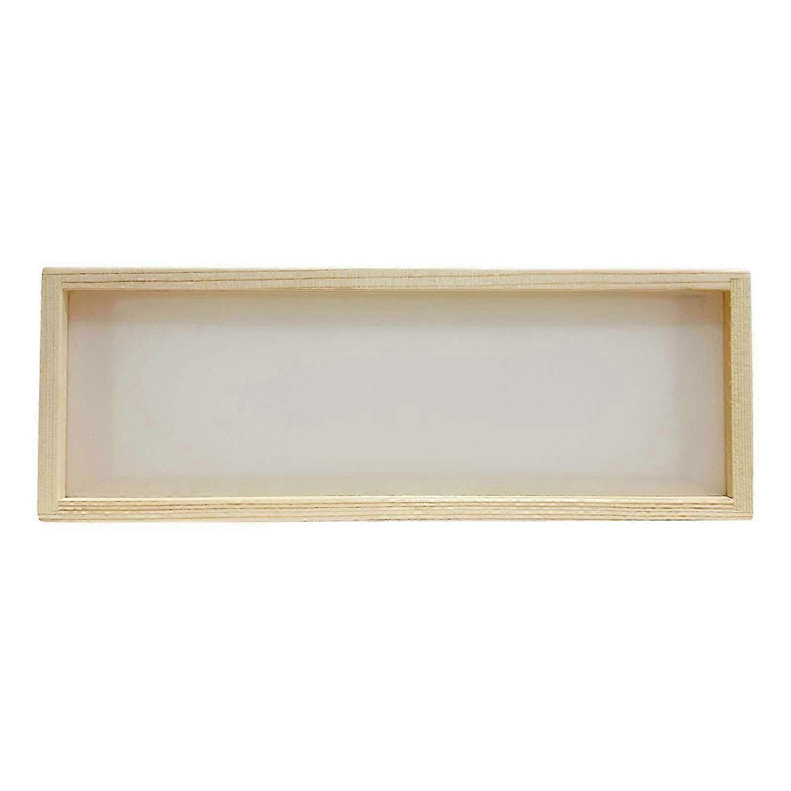 Wooden Shadow Box Frame with Light Picture Frame Collection Decorative Deep