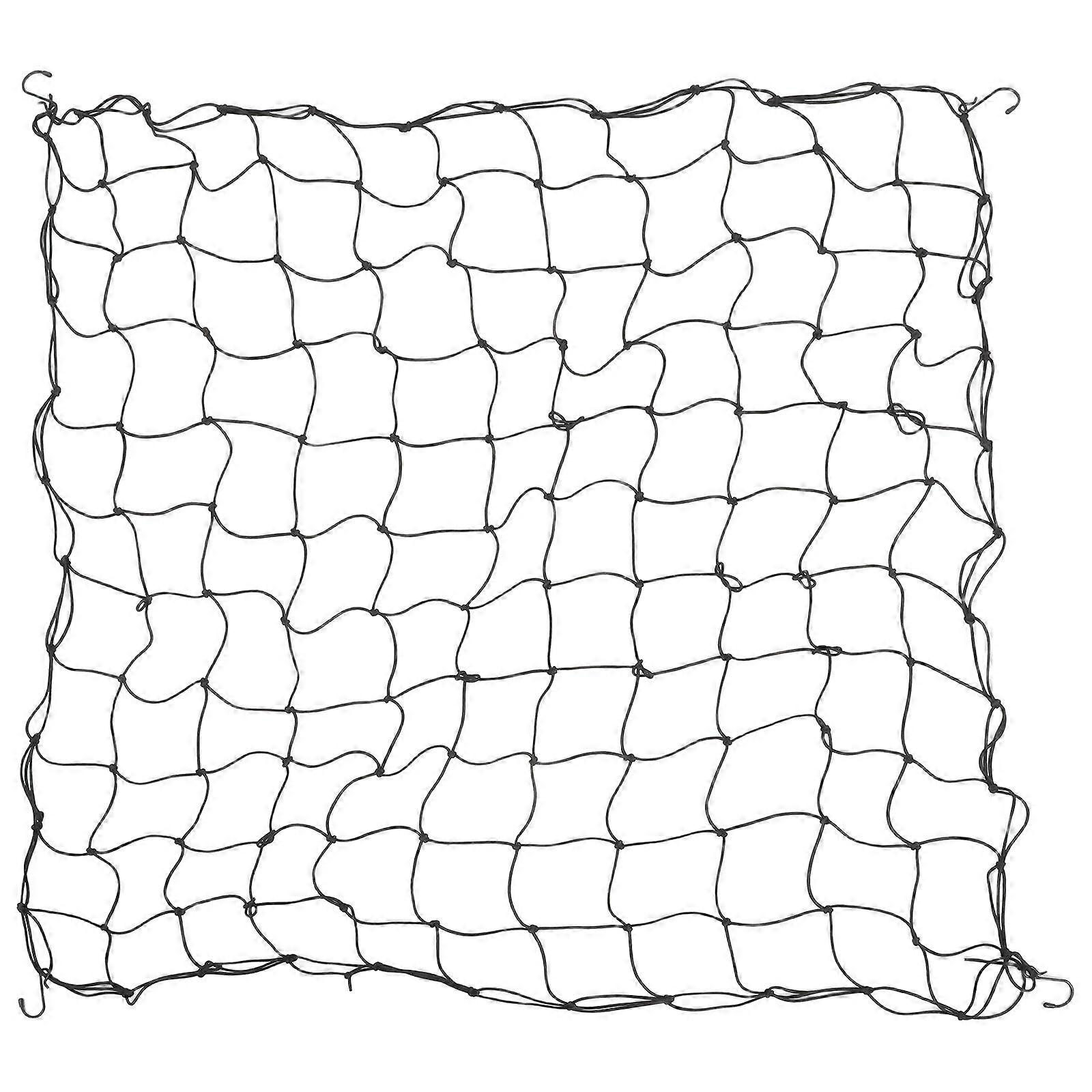 Trellis Net for Grow Tent Climbing Plants Support with Hooks Black