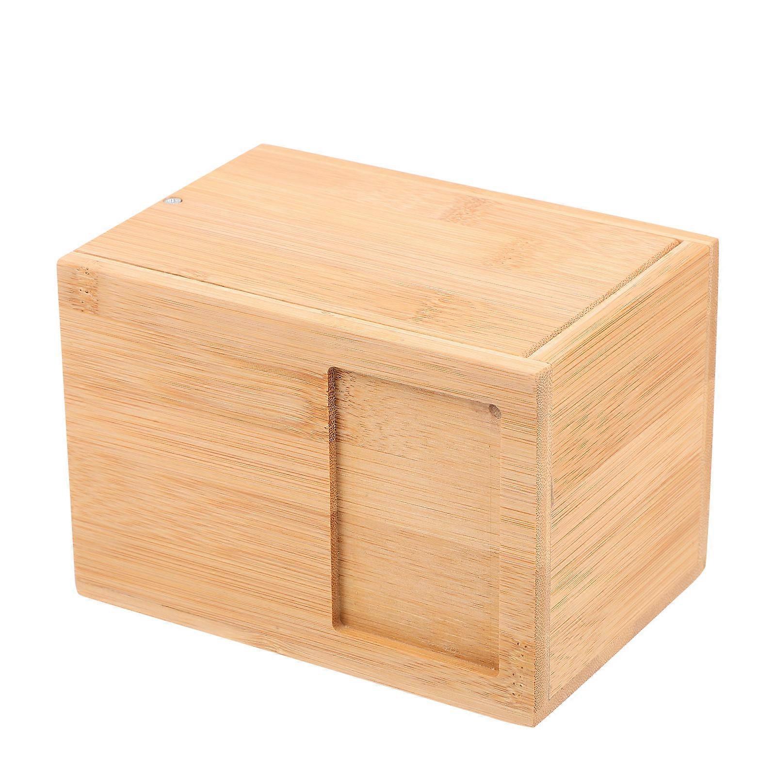 Pet Cinerary Box Bone Ash Urn for Cremation Durable Bamboo Case
