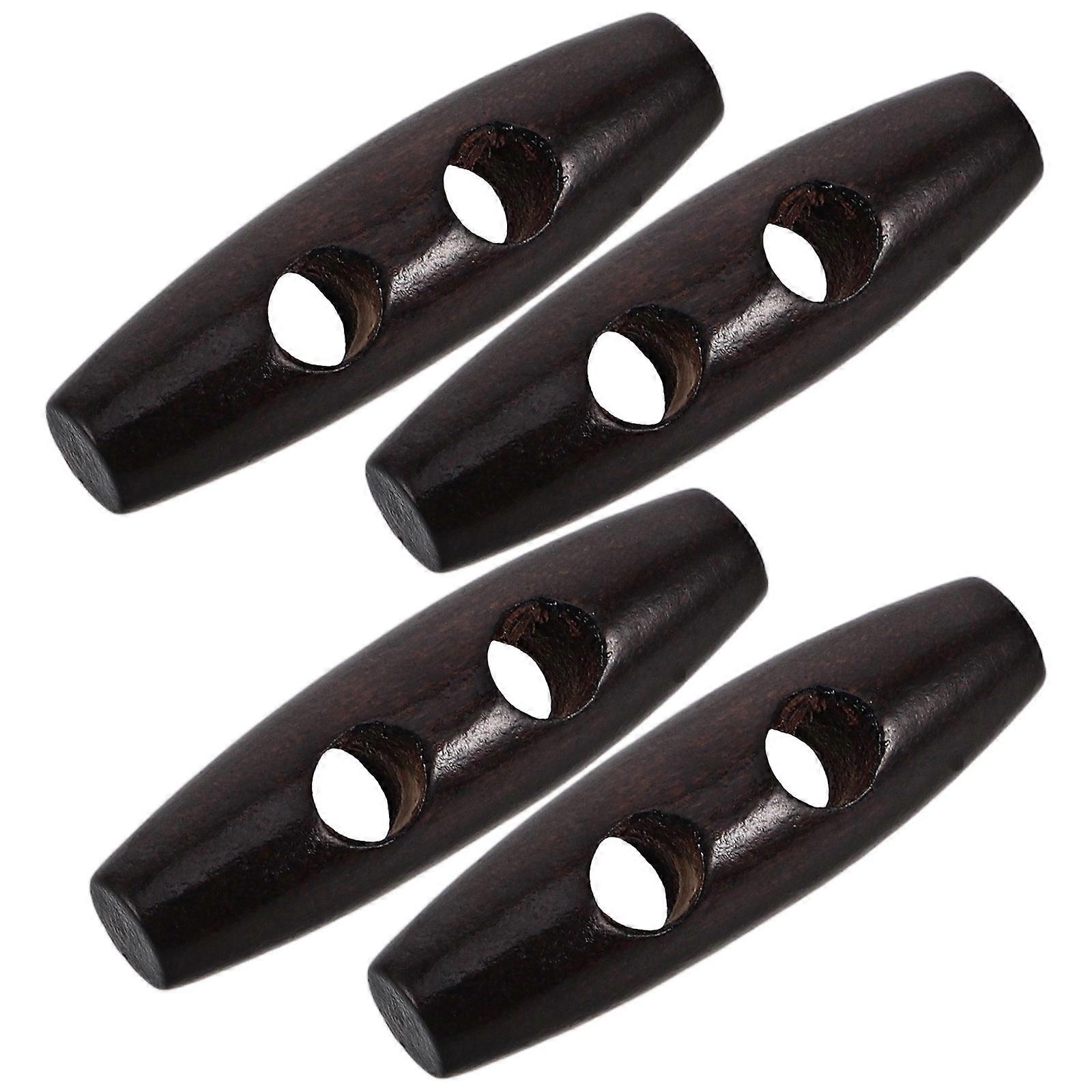 Coat Closure Buttons Wood Toggle Buttons for Decoration 20Pcs Set