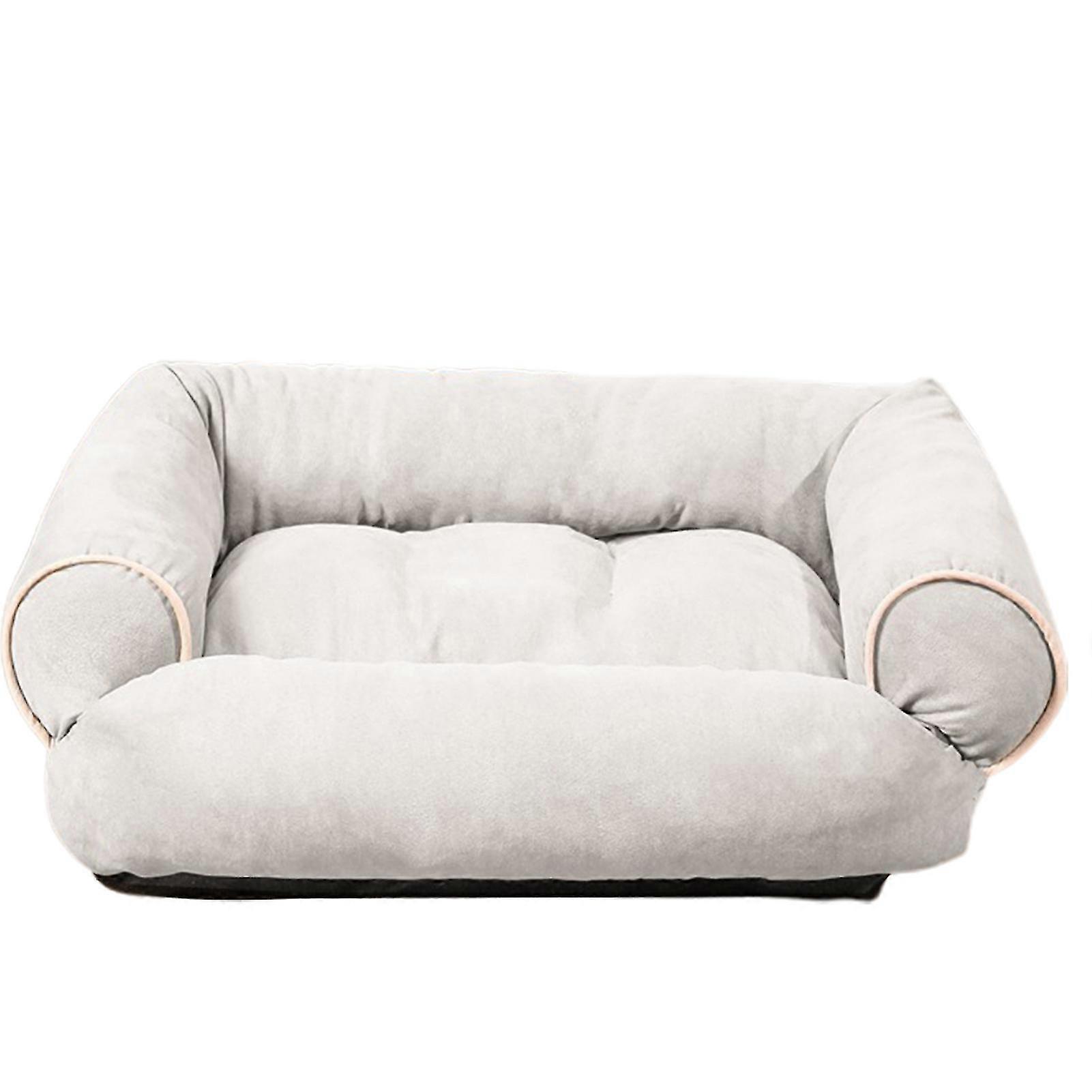 Lounger Bed Machine Washable Super Soft Plush Fluffy Warming Pet Bed 2025