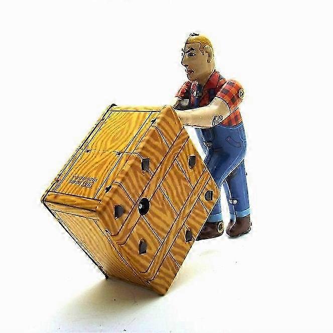 Sokoban Worker Wind-up Toy 2025