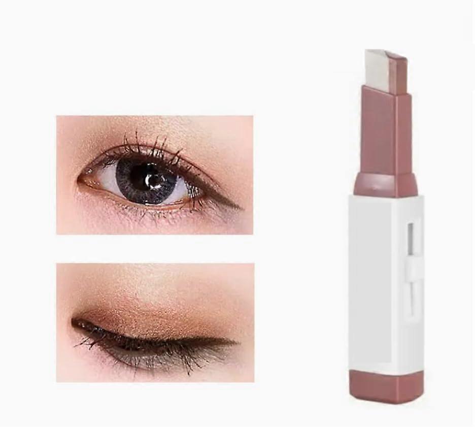 Waterproof DualTone Eyeshadow Stick Long Lasting Smudge Proof Gradient Eye Makeup