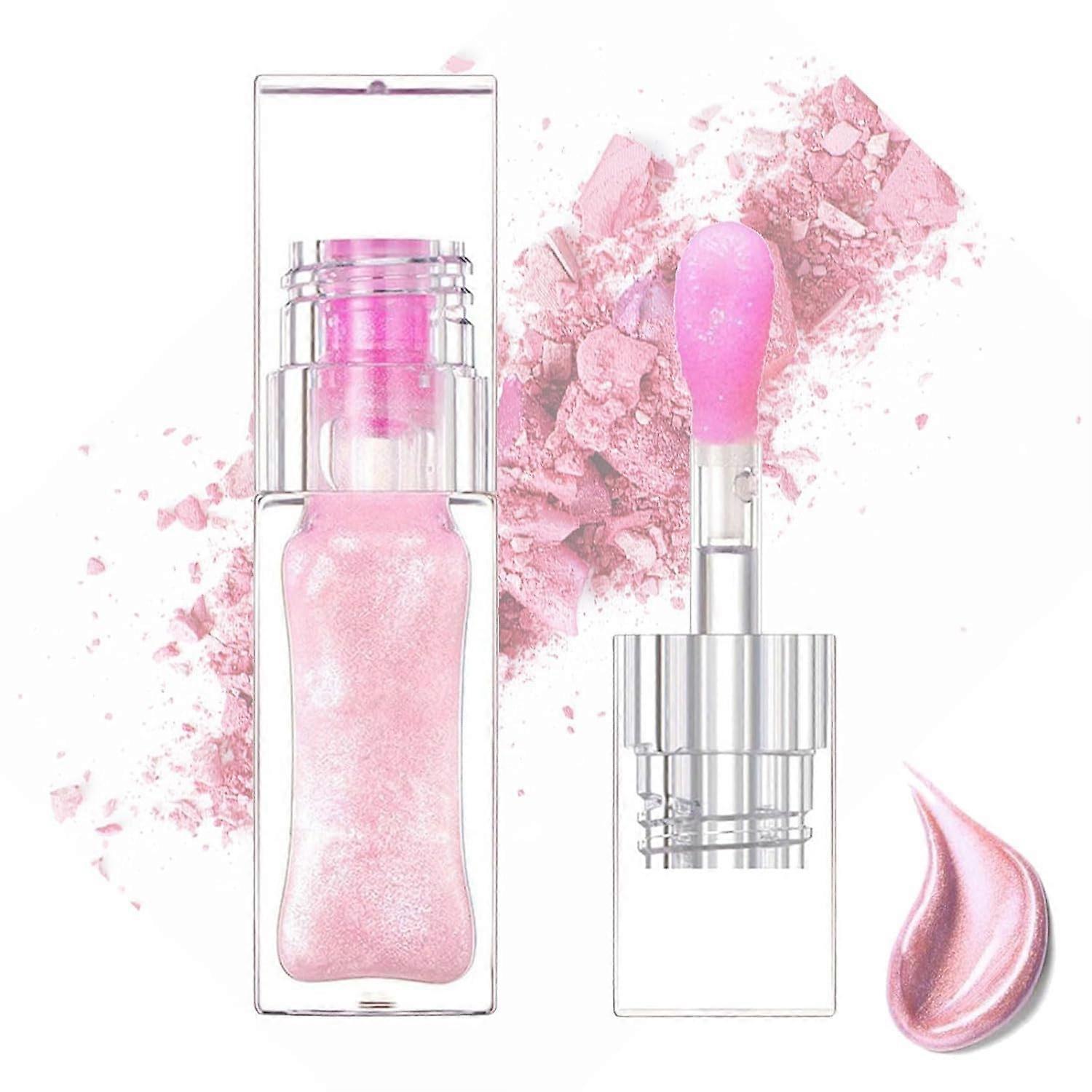 Color Changing Lip Oil and Magic Lip Gloss Set, Temperature Activated, Long Lasting Hydration, 5pcs