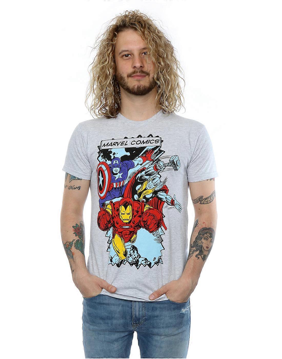 Marvel Men's Comic Characters T-Shirt