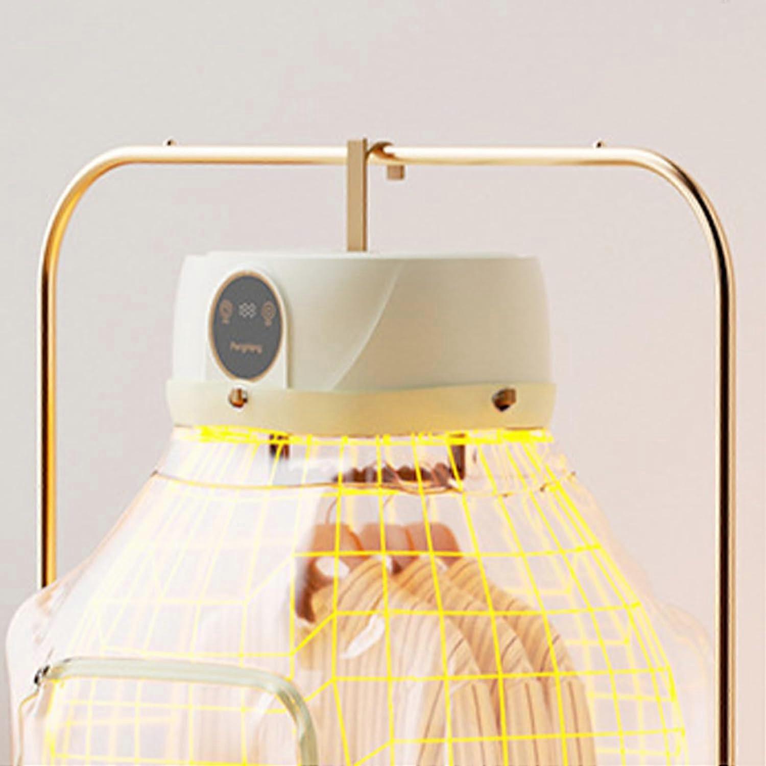 Portable Clothes Dryer, Foldable SpaceSaving Design with Remote, Fast Efficient Drying for Home and Travel