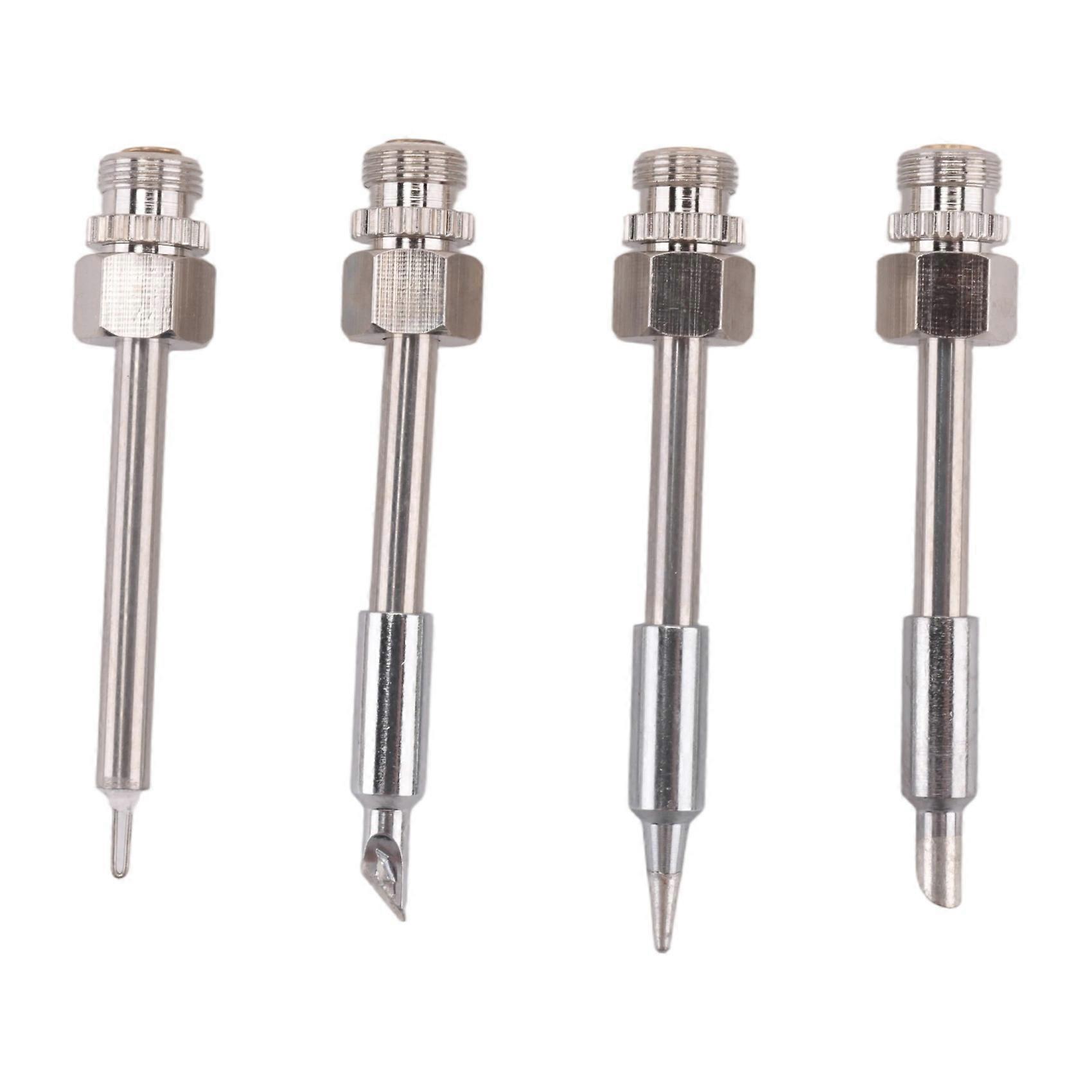 4pcs 510 Interface Soldering Tips and Burnt Threads for USB Rechargeable Temperature Adjustment Soldering Pen