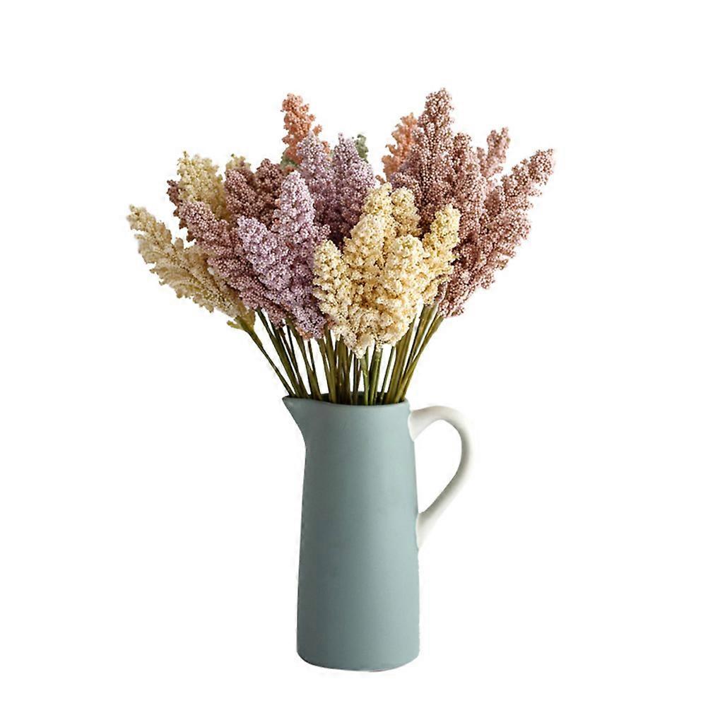 Simulate Flower Bouquets Light Pink for Decoration 2 Bouquet Artificial