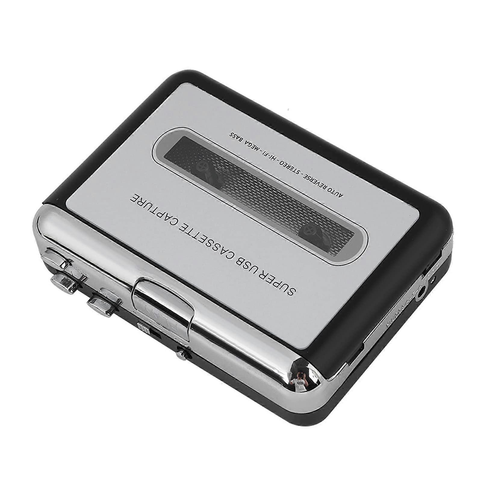Cassette to MP3 Converter USB Cassette Player with Instant TapetoMP3 PlugandPlay Setup