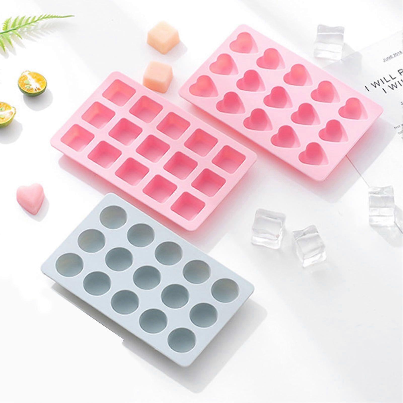 Ice Cube Tray Stackable Reusable Silicone Cocktails Easy Release Ice Cube Mold