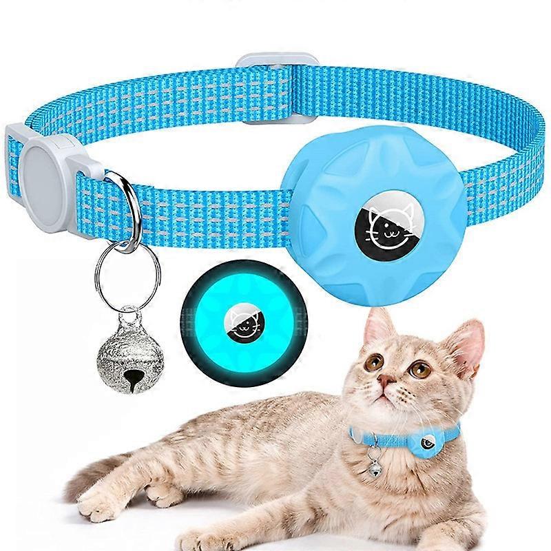 Compatible with AirTag Silicone Case Reflective Pet Collar Bluetooth-compatible Tracker Protective C
