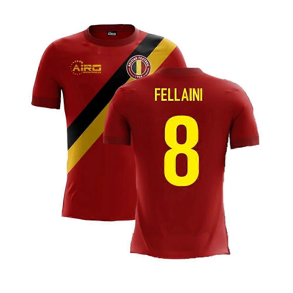 2025-2026 Belgium Airo Concept Home Shirt (Fellaini 8) - Kids