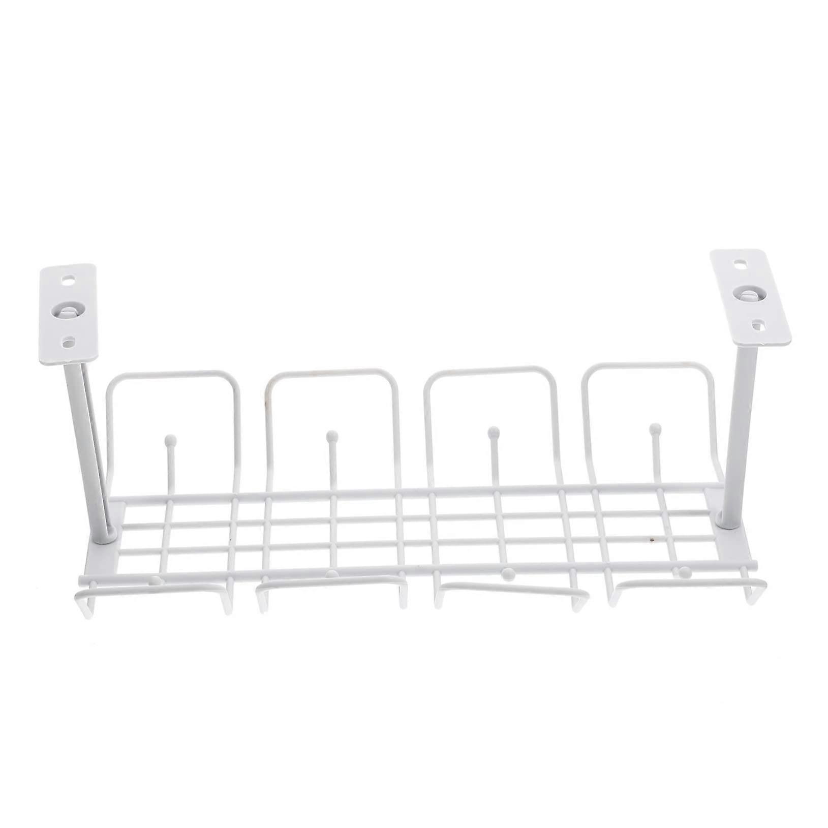 Cable Management Tray Under Desk Wire Organizer Rack with SpaceSaving Design and Strong Load Capacity