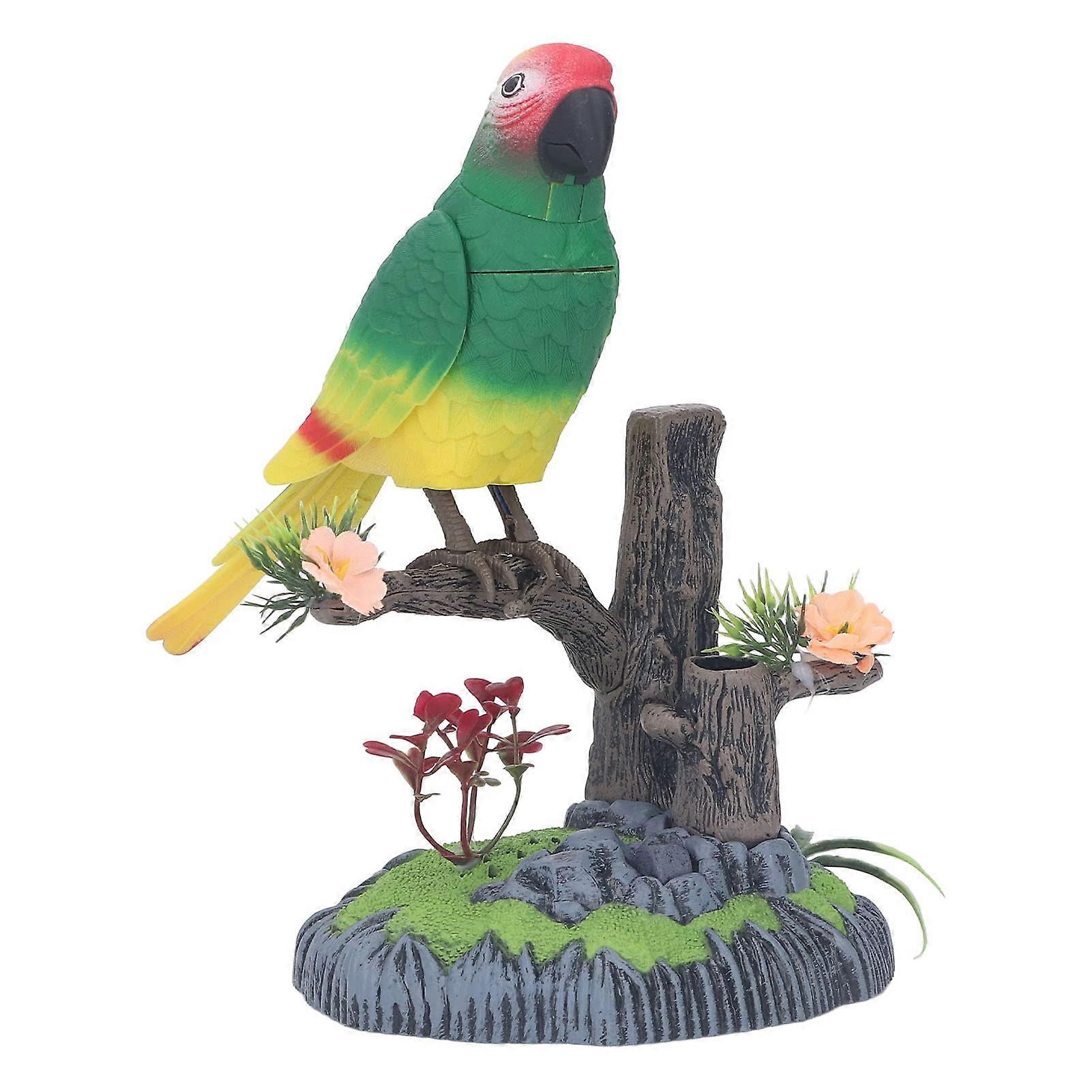 Interactive Talking Bird with VoiceActivated Motion BatteryPowered Realistic Design for Kids