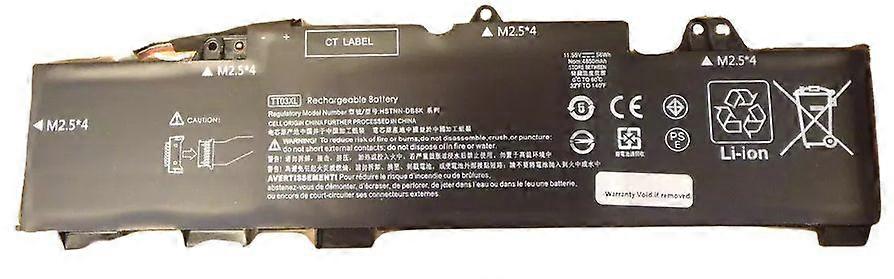 11,1V 4400mAh 49Wh 3 células