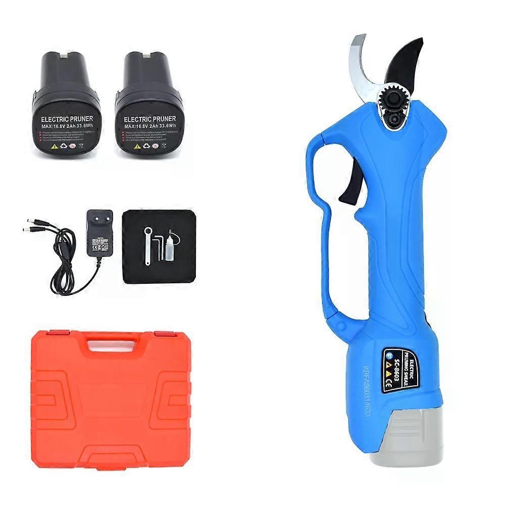 16.8V Cordless Pruner Lithium-ion Pruning Shear Efficient Electric Scissors Bonsai Tree