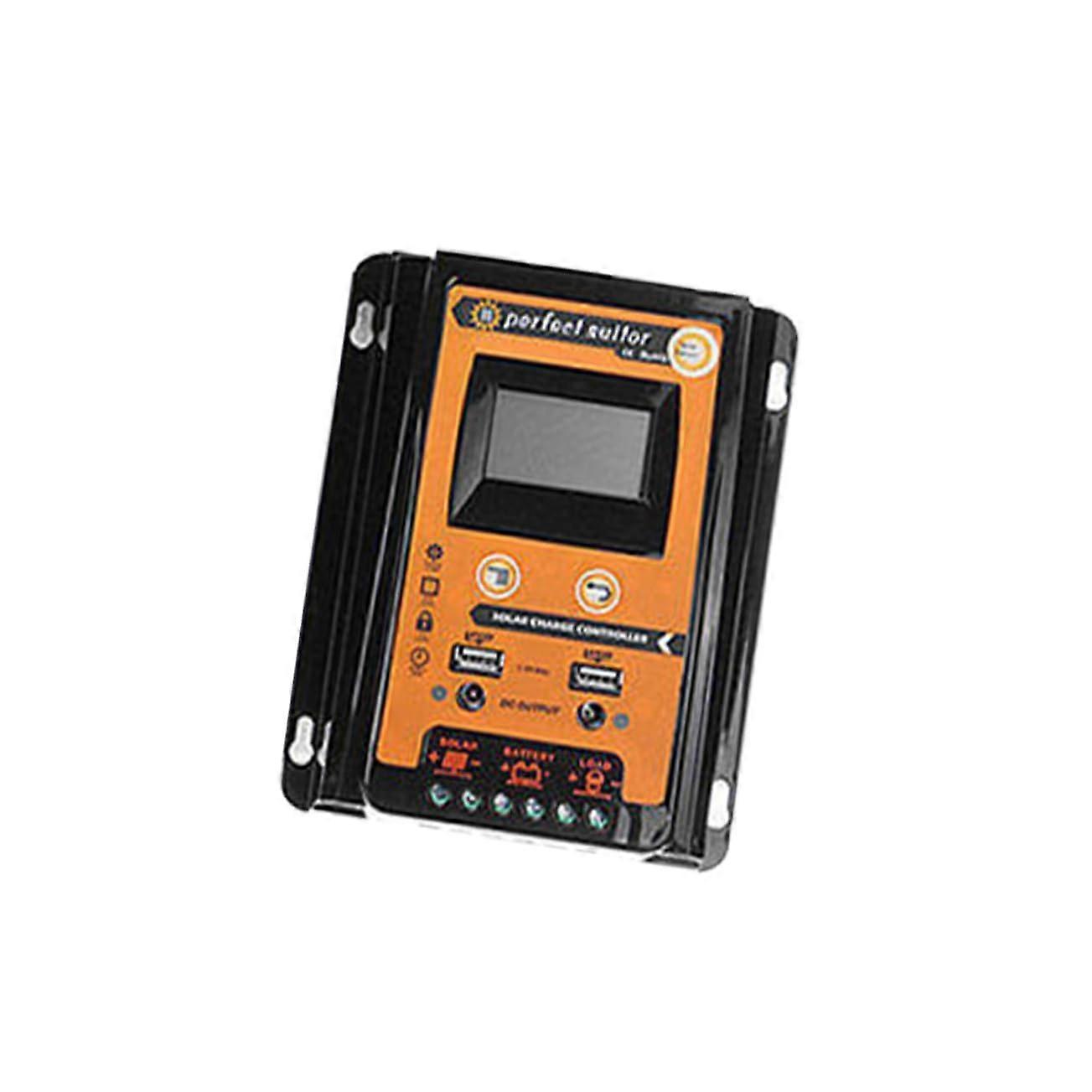 30A Solar Charge Controller MPPT with Timer Function for Off Grid RV Smart Battery Charging