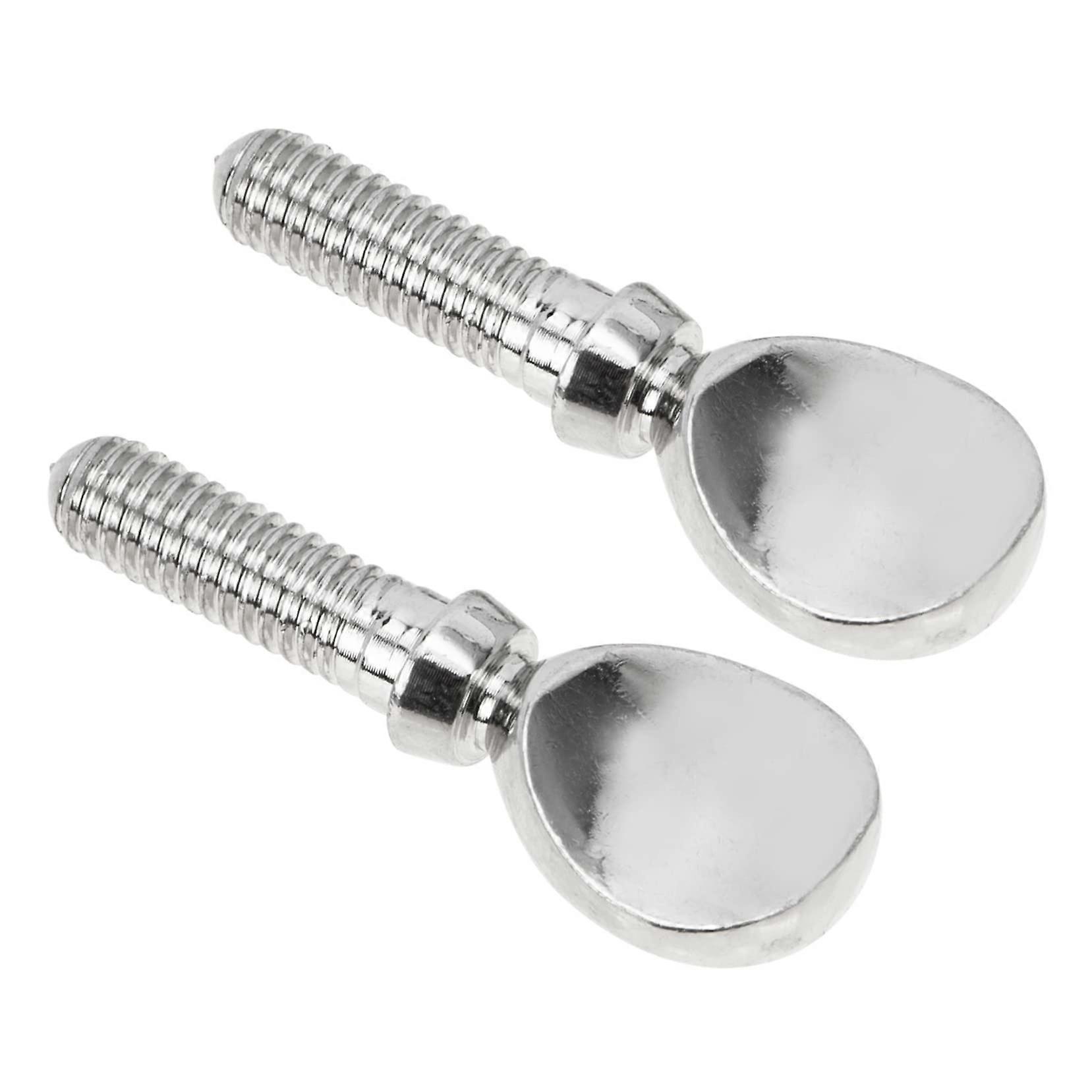 2pcs Durable Flute Head Joint Replacement Screws Silver Finish Copper for Fast