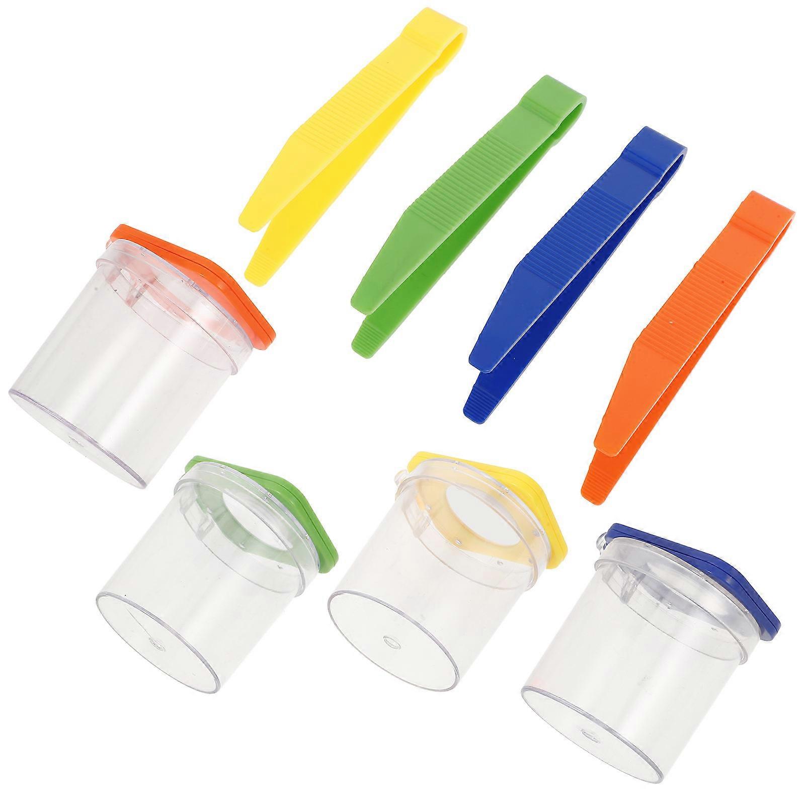 Assorted Color Insect Magnifying Box Container for Kids 20Pcs Set